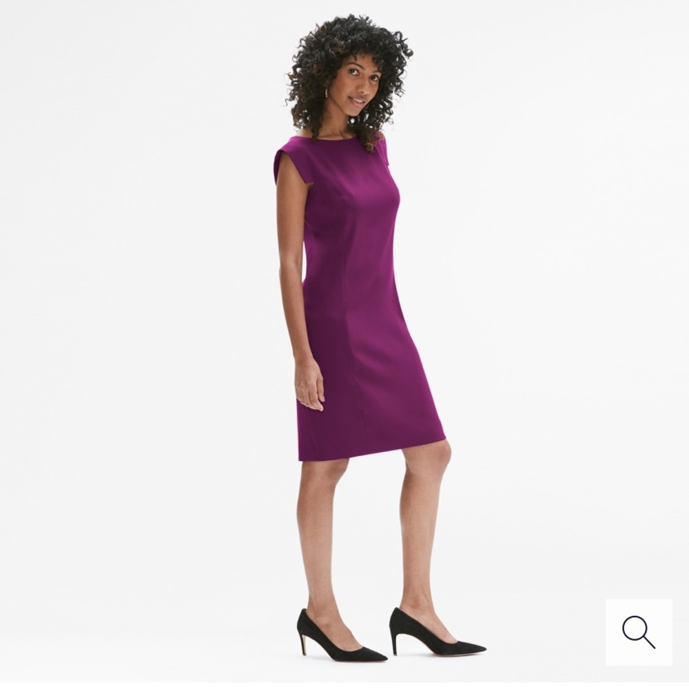 MM.LaFleur Sarah Dress - Deep Plum - Size 6